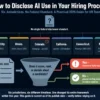 How to disclose AI use in hiring to candidates 2026 — six jurisdictions with active disclosure requirements and a five-step compliance framework